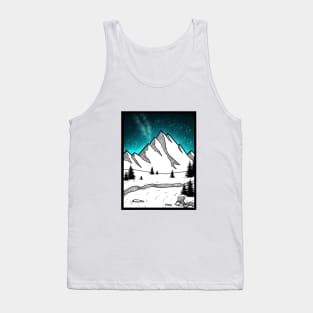 Milky Way Mountains Tank Top